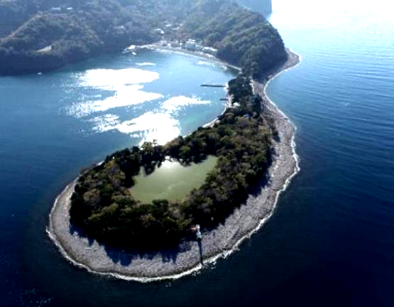 大瀬崎の神池・大瀬神社