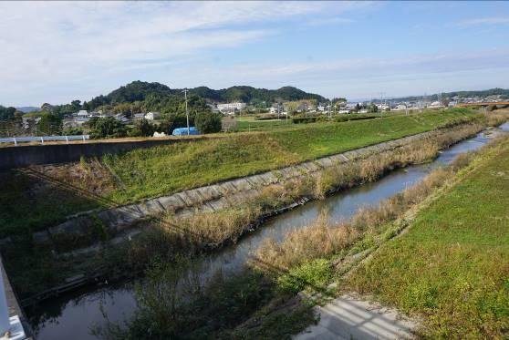 内田地区の田畑風景
