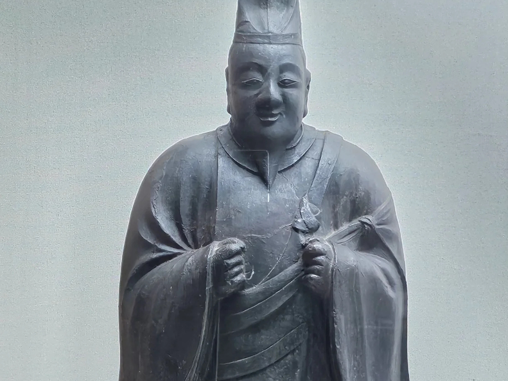 銅造走湯権現立像（伊豆山神社）