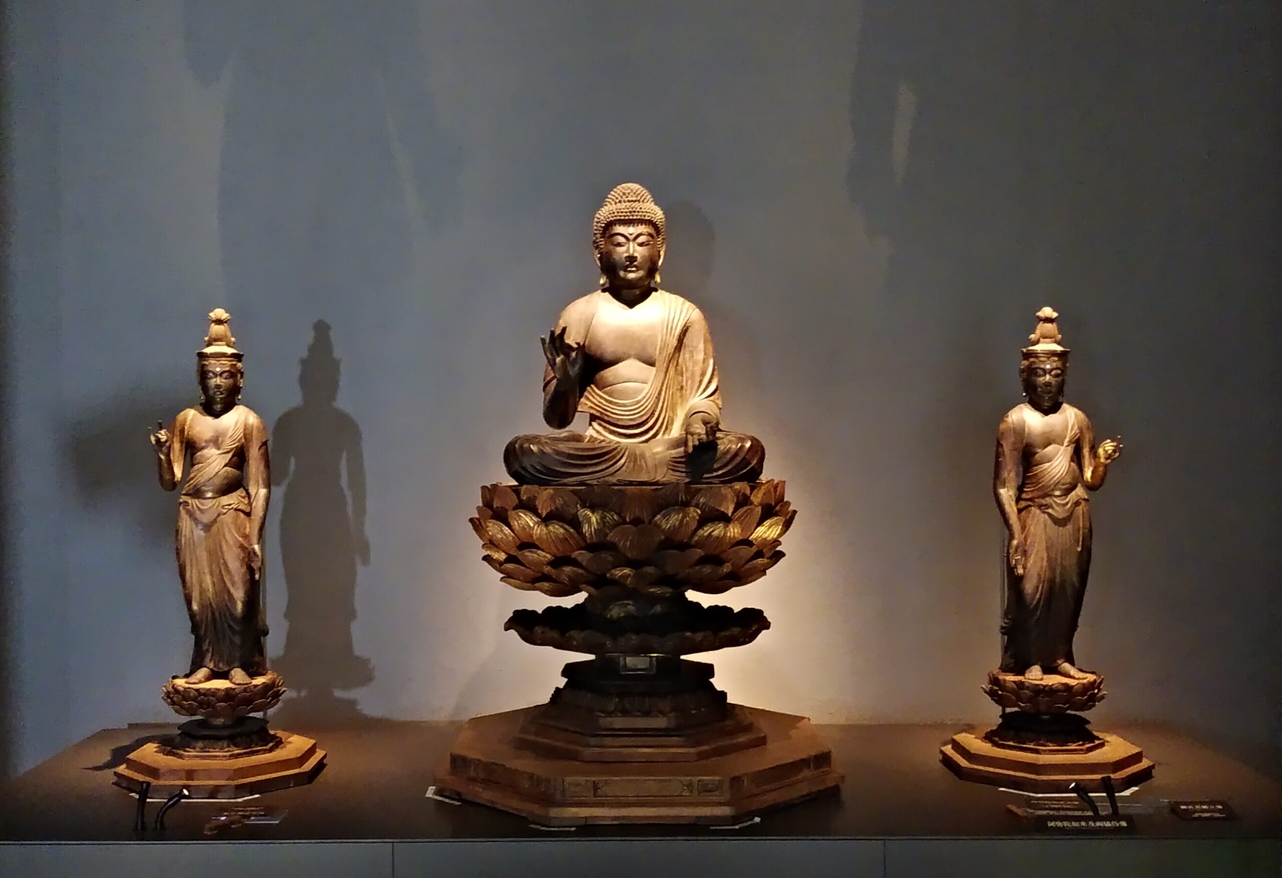 木造阿弥陀如来三尊像（函南町桑原区）