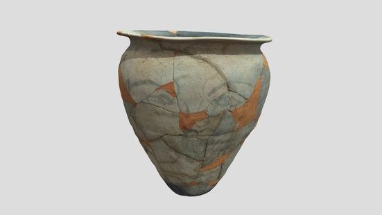 人面墨書土器