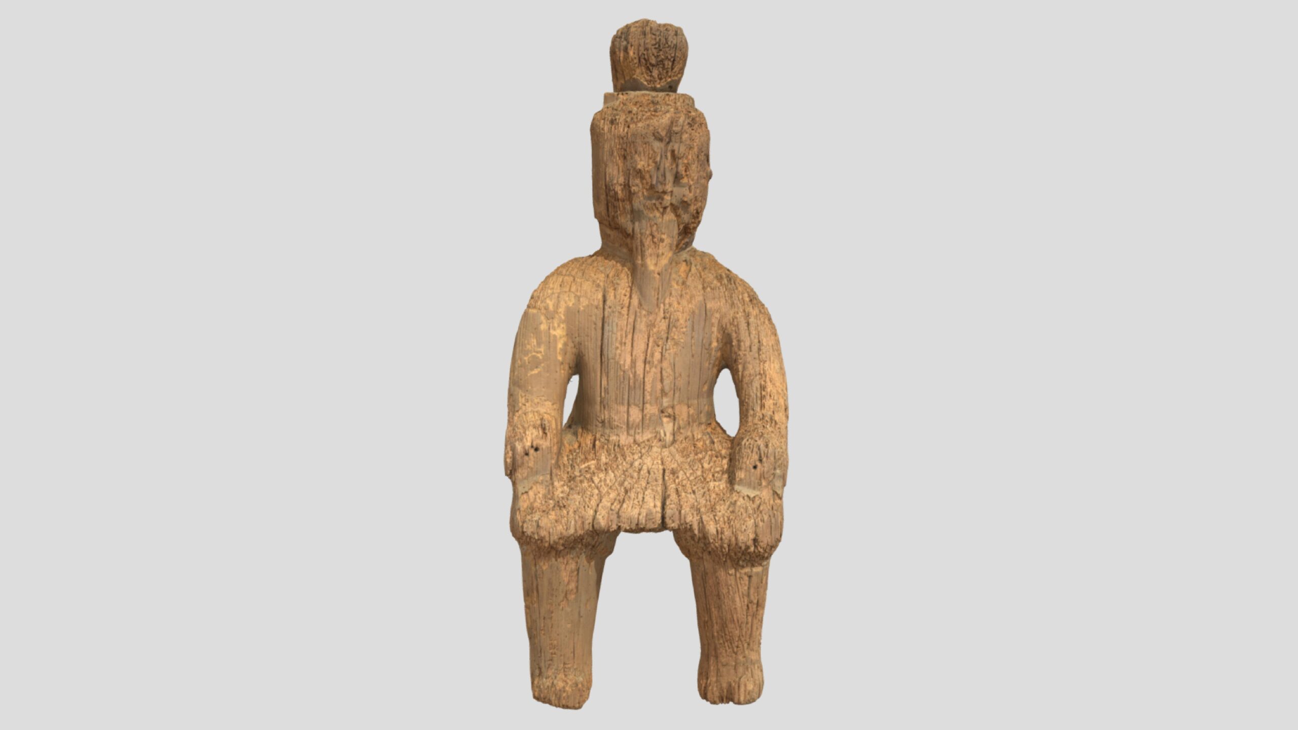 木造随身坐像(有髭像)