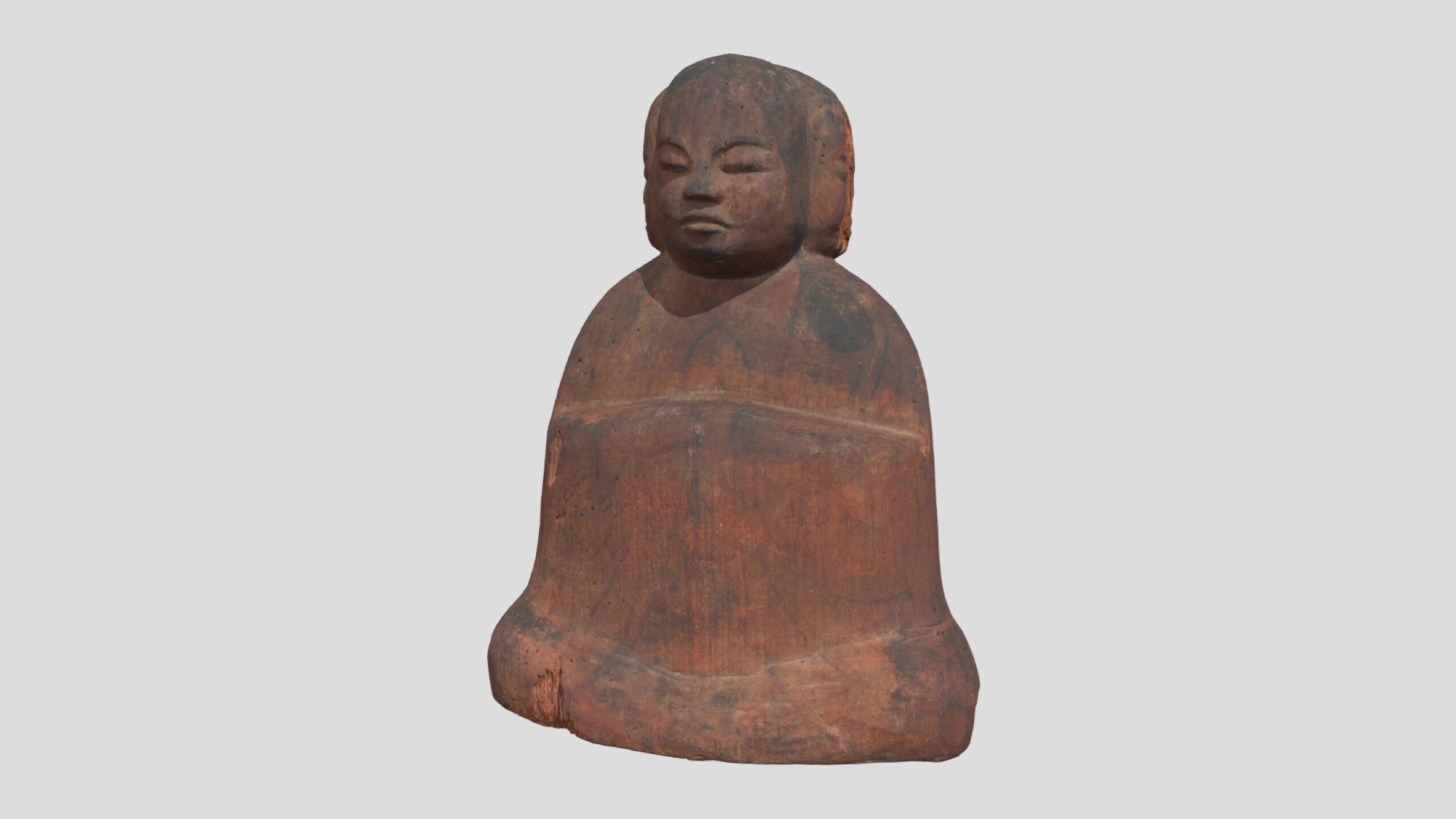 木造四面女神坐像