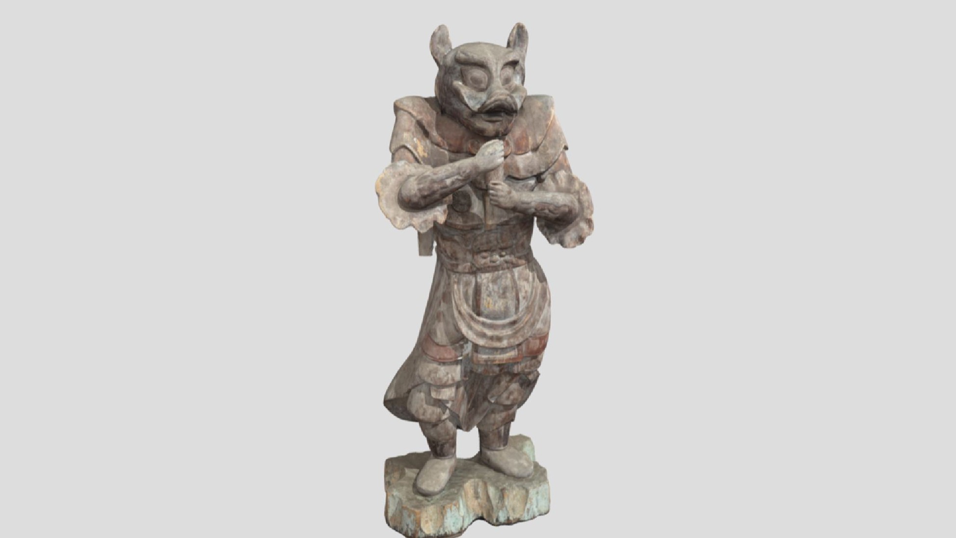 木造二十八部衆立像　伝金比羅王立像