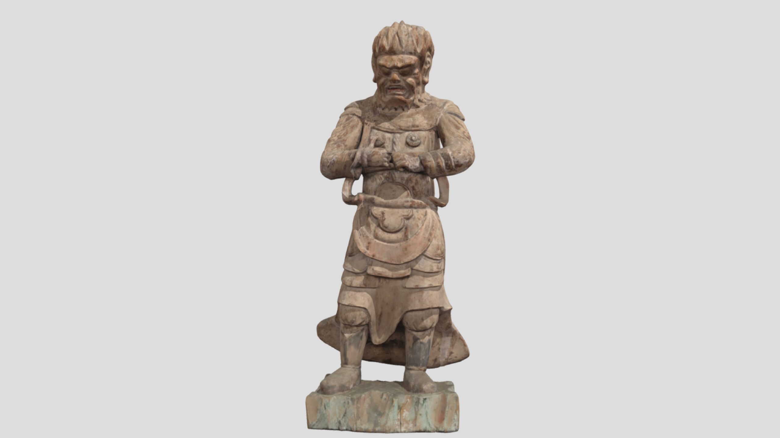 木造二十八部衆立像　伝満善車王立像