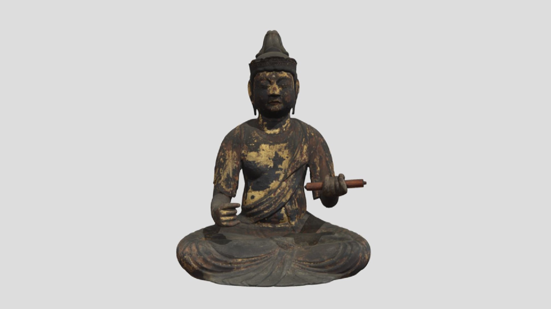 木造文殊菩薩坐像