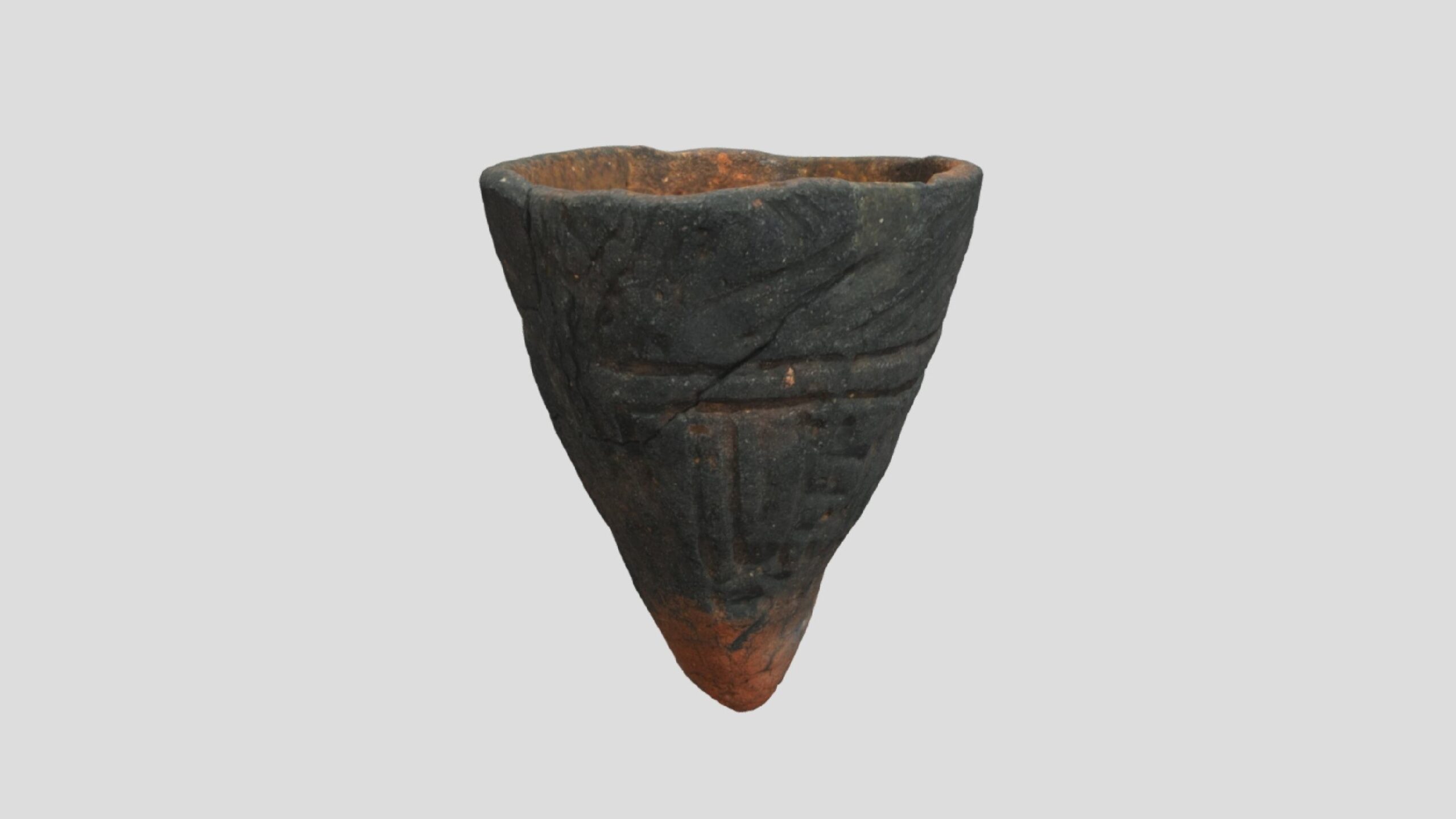 縄文土器 尖底の鉢