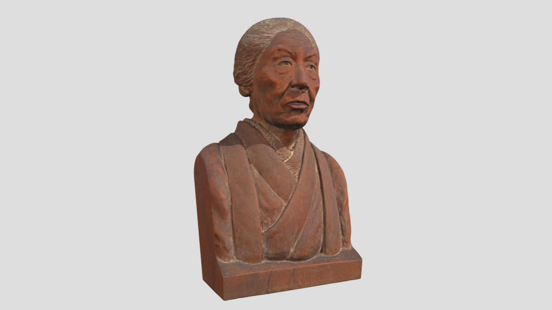木製胸像